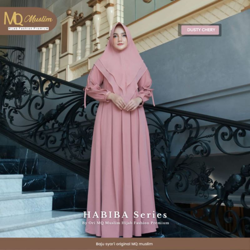 TERBARU GAMIS SET KHIMAR | GAMIS HABIBA SERIES BY MQ MUSLIM