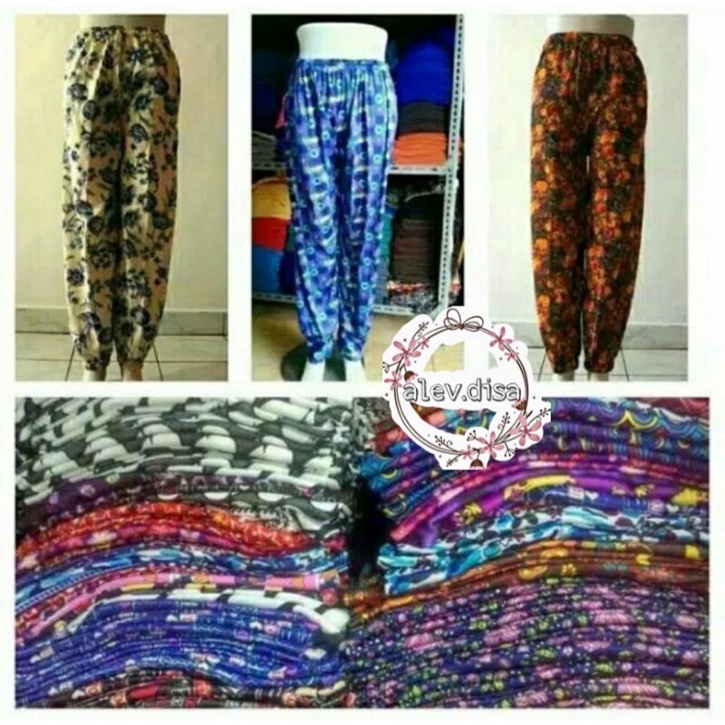 celana aladin / celana aladin motif / celana santai / celana tidur / celana aladin jumbo