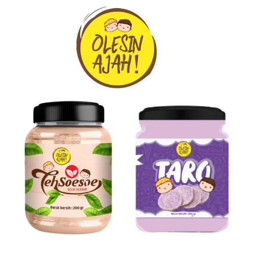 

Promo OlesinAjah Selai Teh Soesoe 200Gr + Taro 200Gr