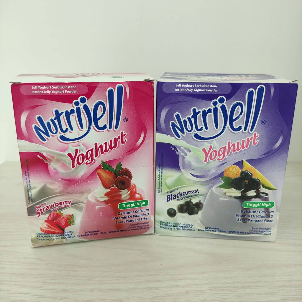 

NUTRIJELL Yoghurt Strawberry Blackcurrant 35gr