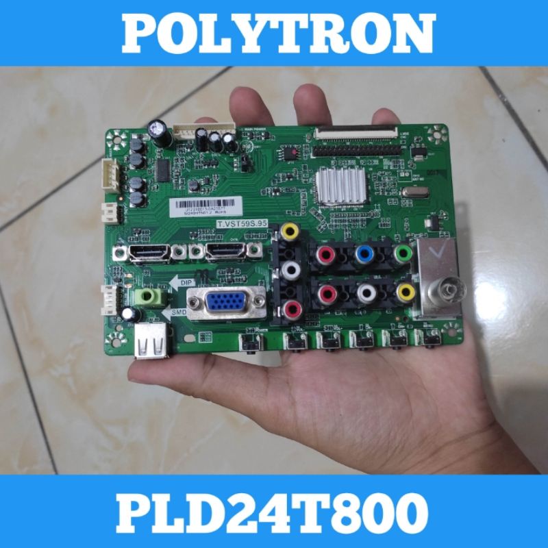 Mainboard Baru Bergaransi - Mainboard TV LED POLYTRON 24T800 Mainboard TV POLYTRON 24T800 Mainboard 