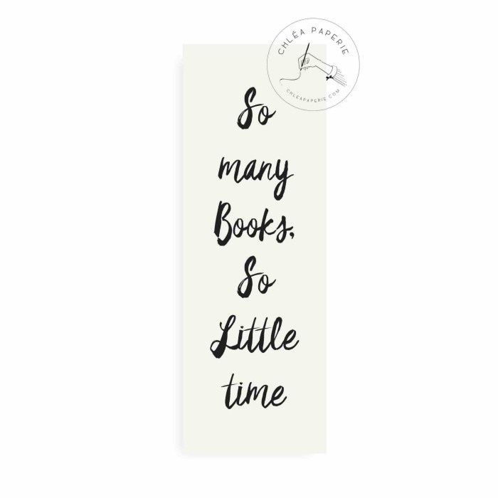 

Hari Ini Bookmark / So Many Books / Pembatas Buku Berkualitas