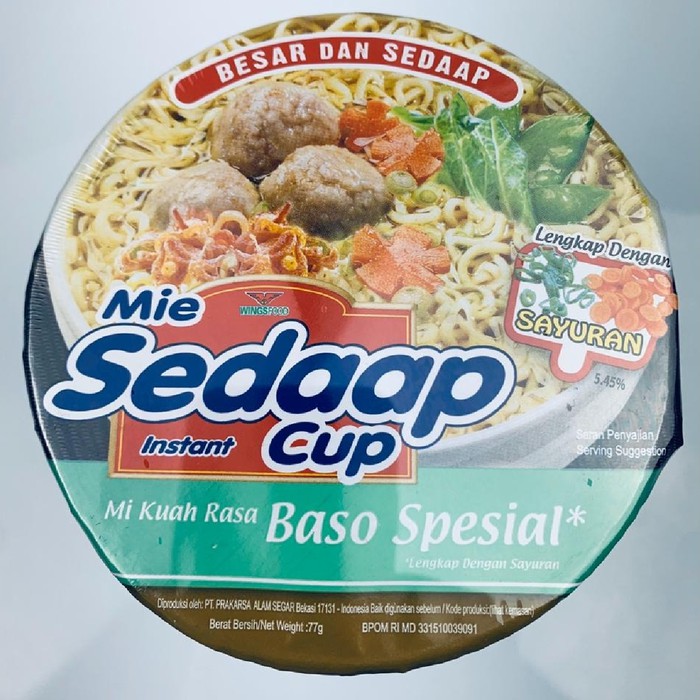 SEDAP CUP KUAH BASO SPESIAL 77g
