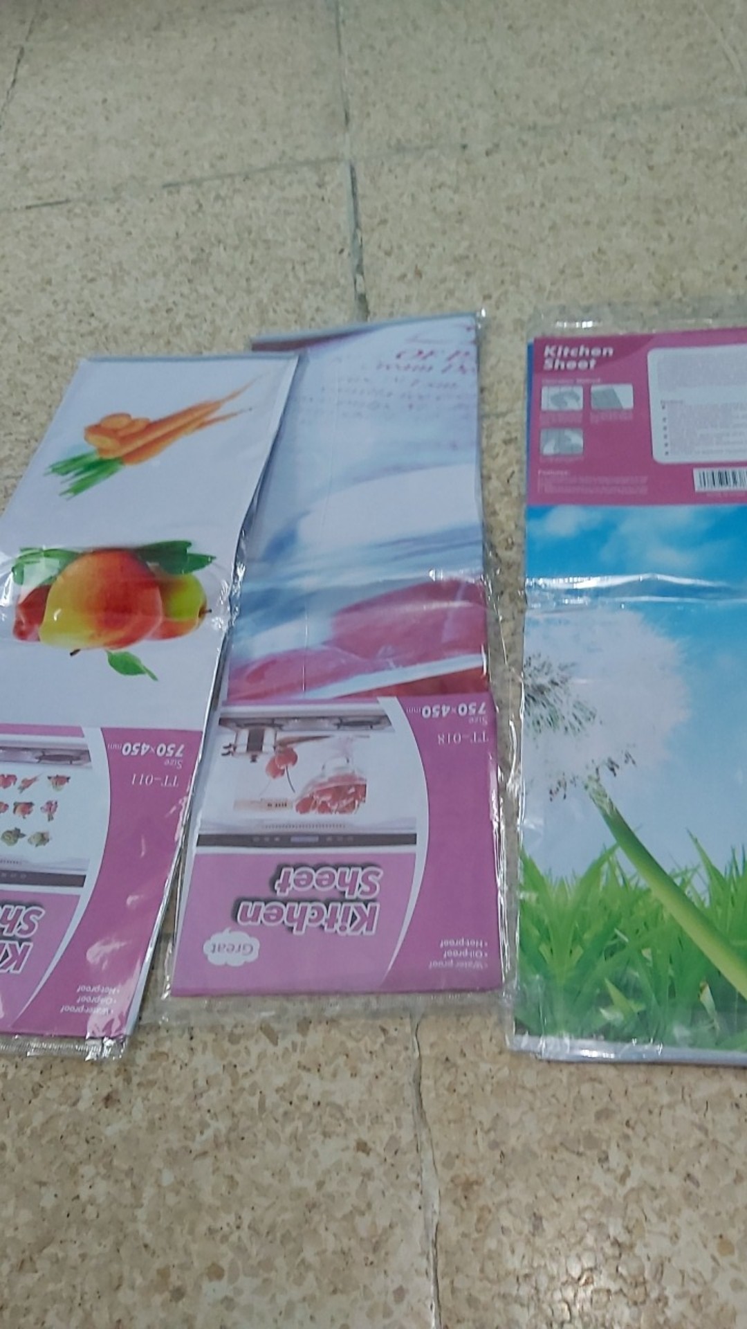 Stiker Dinding Dapur Allmunium Foil