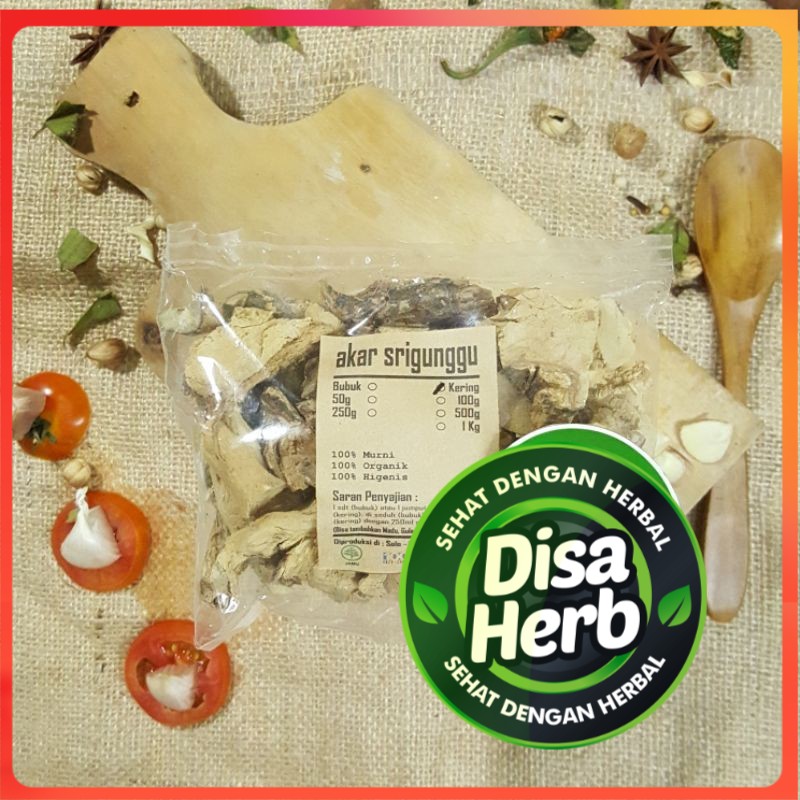 

AKAR SRIGUNGGU KERING 250gr - Clerodendron Serratum - MURNI - JSR - REMPAH