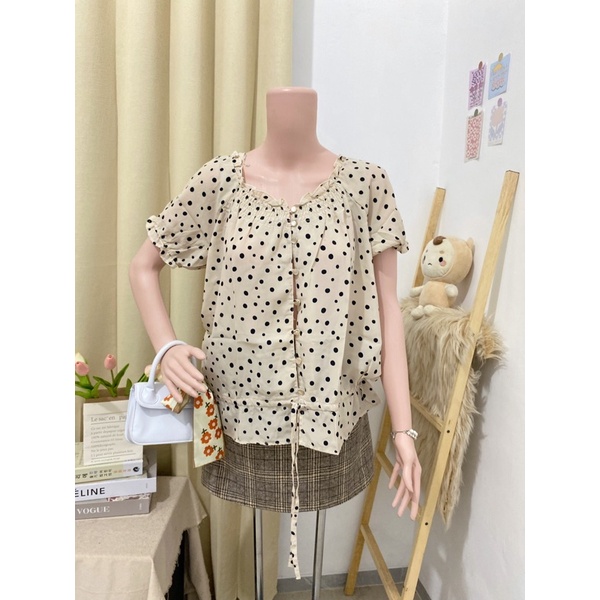 S-08 sale 25ribu atasan blouse kemeja thrift under cuci gudang-42(P 62 LD 106)poly