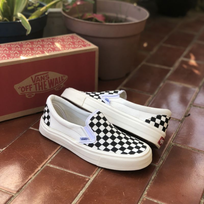 Sepatu Vans Slip on Catur Checkerboard Slop PREMIUM BNIB