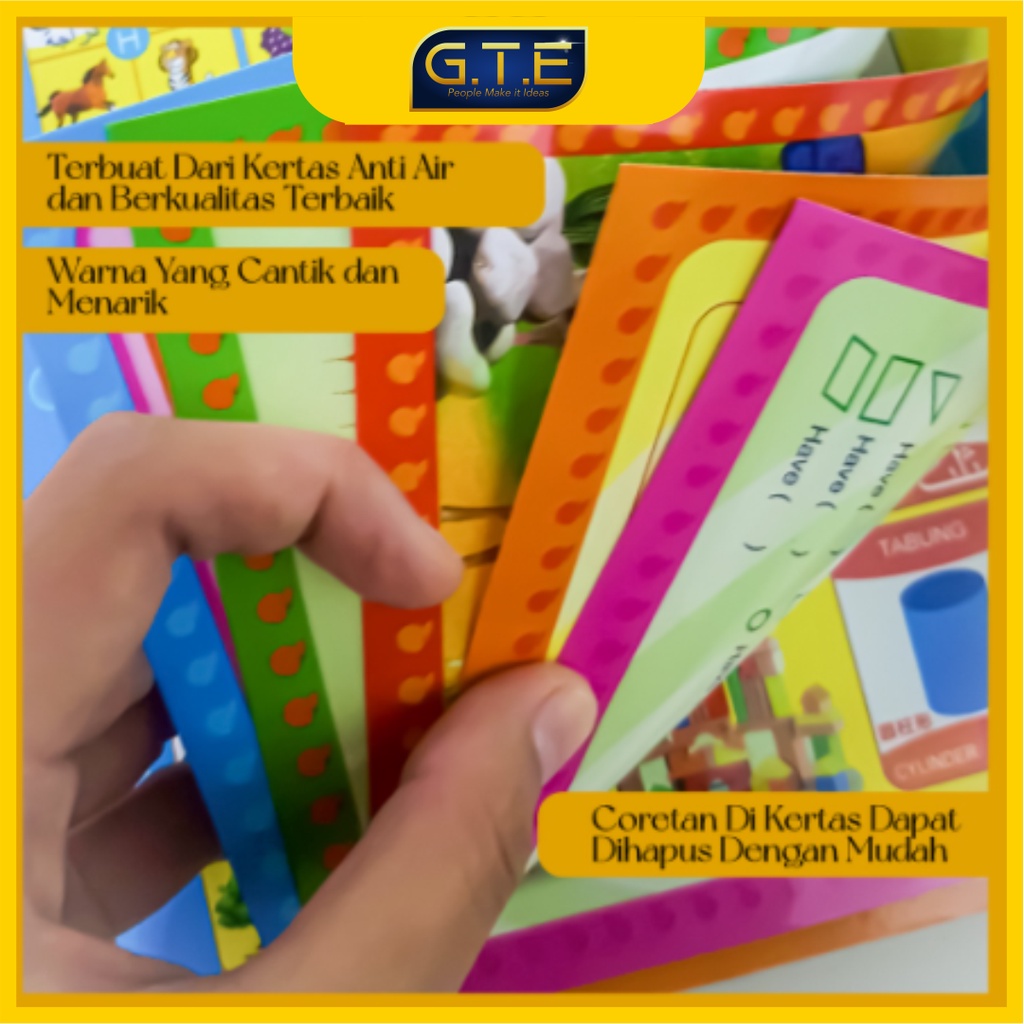 GTE | Buku Mainan Pintar Anak 4 bahasa/buku elektronik anak islami/ E BOOK ANAK [FREE EMOJI] / buku elektronik anak / E BOOK pintar-4