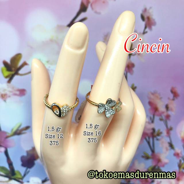 Cincin Emas Asli Kadar 375
