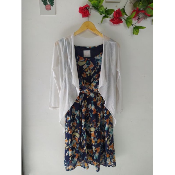 PRELOVED Dress Blue Motif by Sense Of Place