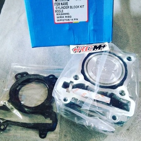 CYLINDER BLOCK BLOK KIT MOTO 1 BORE UP UK 60 MM 60MM YAMAHA JUPITERMX JUPMX JUPITER MX ORI ORIGINAL MOTO1 ASLI