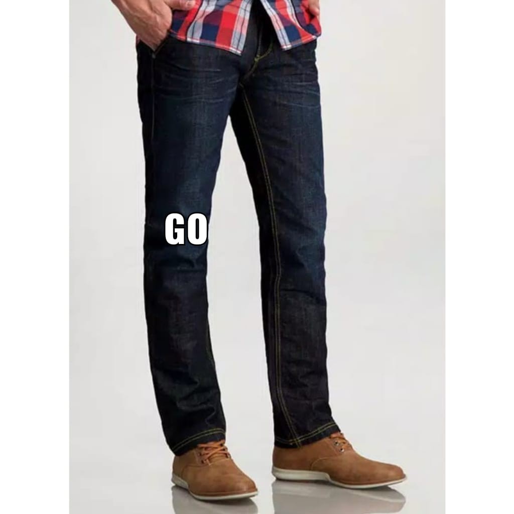 gof 37-38 CARDINAL CBCBA Celana Panjang Jeans Reguler Fit Slim Fit Straight Slim Bawahan Laki Dewasa