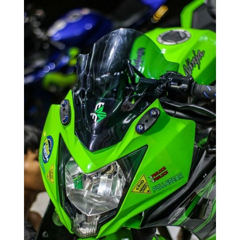 Readyy VISOR NINJA250 SL WINDSHIELD NINJA 250 MONO KACA DEPAN NINJA 250 MONO VISOR NINJA 250 SPION