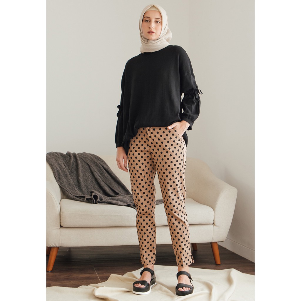 

Aleza Sean Pants Polka Brown