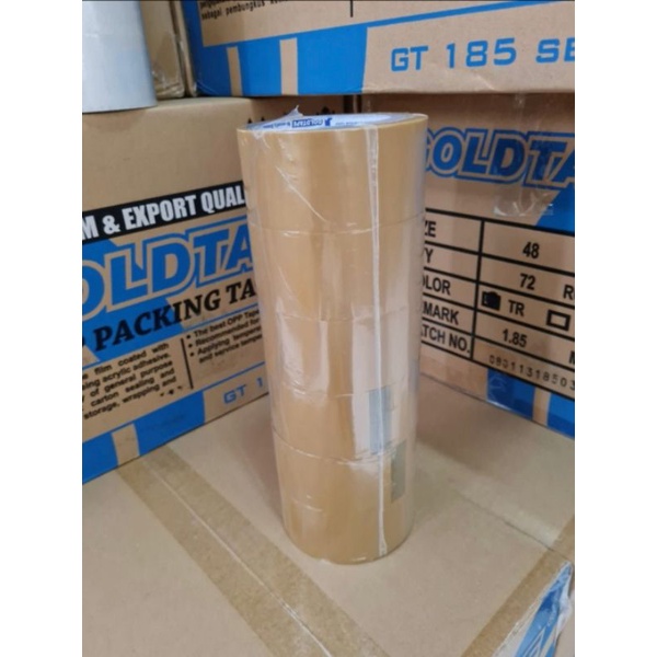 OPP lakban Goldtape Biru 48mm