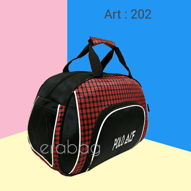 Tas travel bag jinjing polo AL'F tas pakaian murah