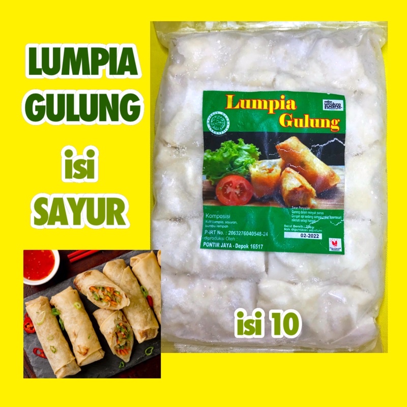 

Lumpia Gulung isi Sayur