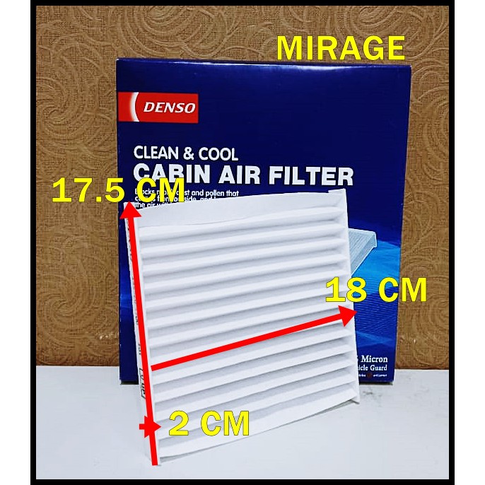 Filter Cabin Kabin Udara Blower Ac Mobil Mitsubishi Mirage Xpander All New Grand Livina L12 Denso