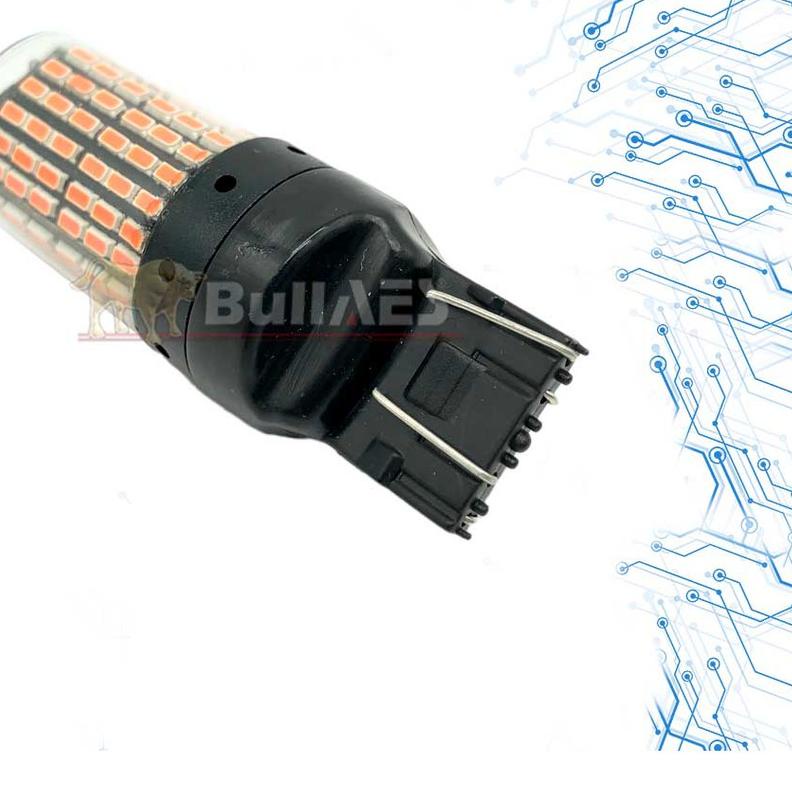 ◙ LED T20 7443 144 LED SUPER BRIGHT KAKI TUSUK FLASH ☼