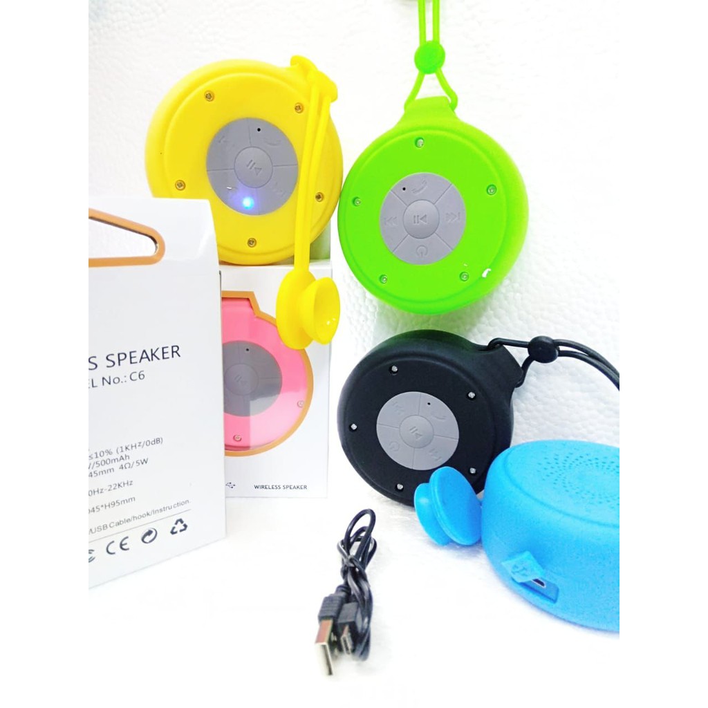 Speaker C6 Portable Wireless Bluetooth Waterproof