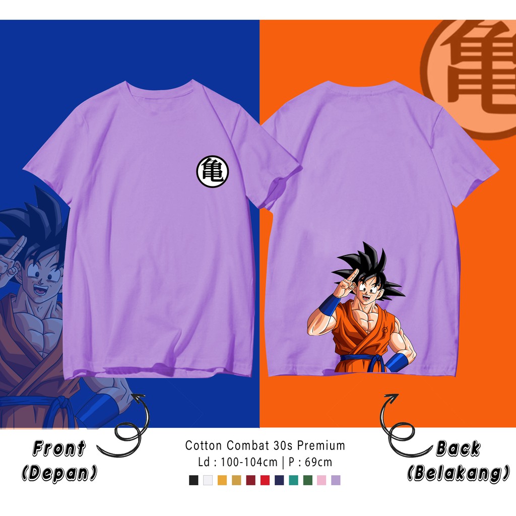 DRAGON BALL  / TERMURAH BAJU KAOS KATUN WANITA/ PRIA UNISEX LENGAN PENDEK / TUMBLR TEE /  OVERSIZE