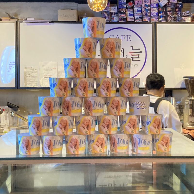 [CO Packing] Cupholder Jiho Oh My Girl (OMG) Free