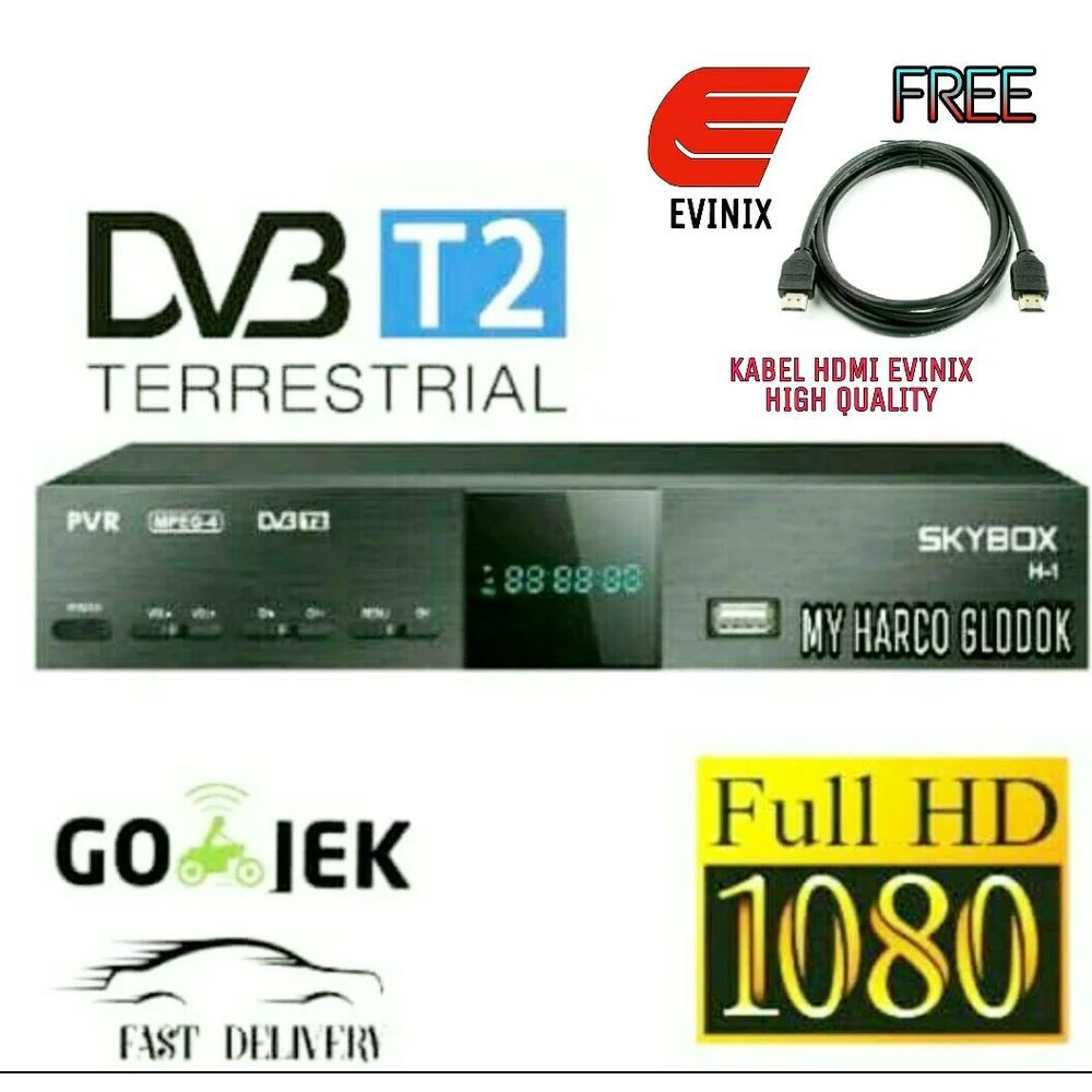Termurah SET TOP BOX TV DIGITAL DVBT2 SKYBOX H-1 Terlaris