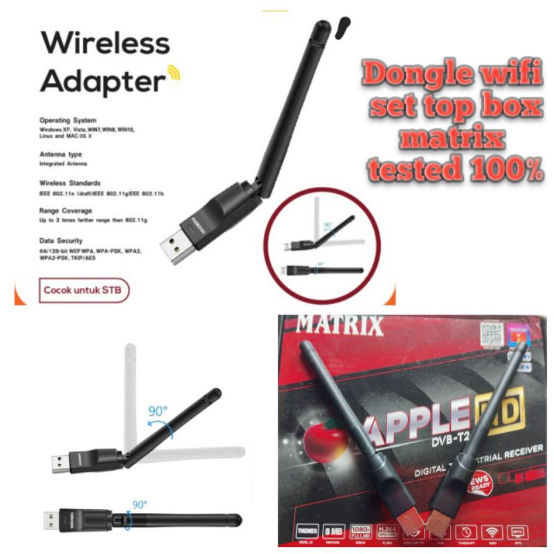 Matrix Dongle wifi set top box tv digital