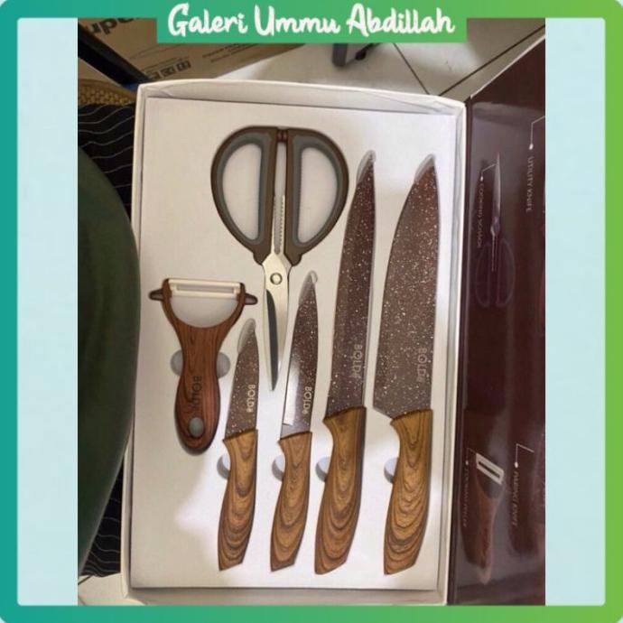 

Al81Z06 Bolde Super Knifes Marbella 6Pcs Set Italian Design Pisau Grosiranxixi