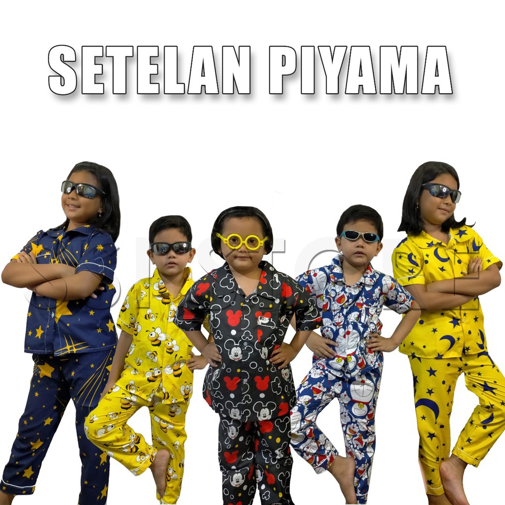 PIYAMA ANAK JUNIOR MURAH &amp; TERLARIS 5-9 THN