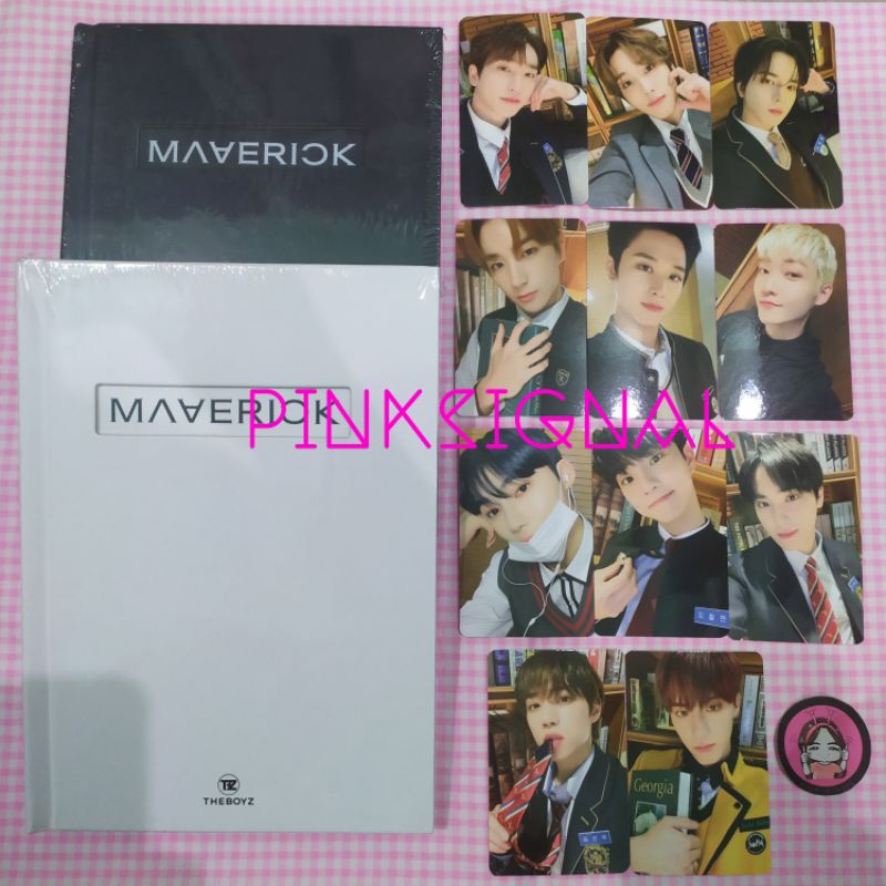 Album The Boyz Maverick + Benefit Photocard Makestar 3 Uniform Seragam