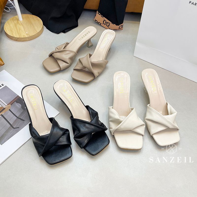 [COD] 10087 Sanzeil Fanni Heels Wanita Import