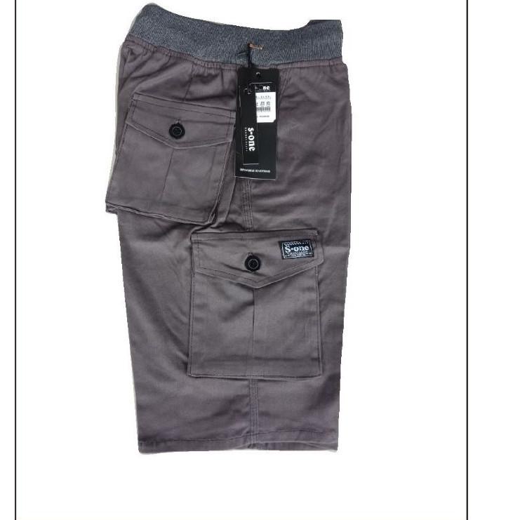 celana cargo pendek / cargo pendek karet rip {NBL.01Jl22ᴵ}