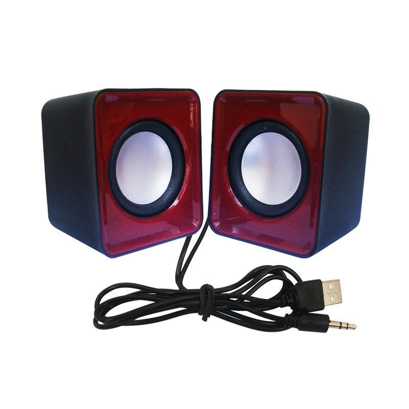 M-Tech MT 01 Multimedia Speaker 2.0 USB Plug 3.5mm Jack Bass Portable