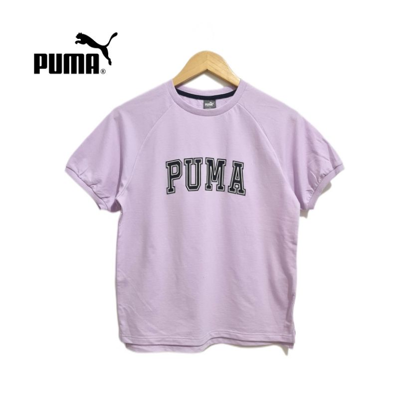 Kaos Sweatshirt Pendek Anak Perempuan Puma Size 10y 11y