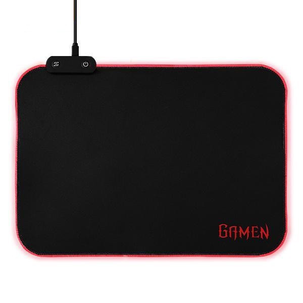 GAMEN GP-Halo Mouse Pad RGB Lighting Effect Anti Slip Rubber - Garansi Resmi 1 Tahun