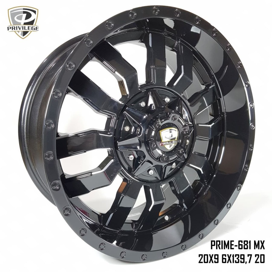 Velg Racing Mobil Fortuner Pajero Everest Panther EMR-681 MX RING 20