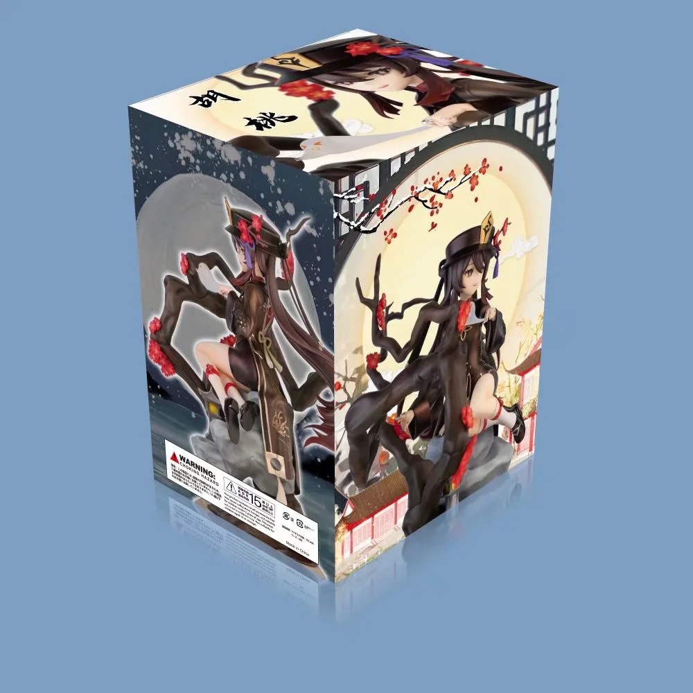 Hu Tao Mainan Action Figure Anime Ghost Genshin Impact Klee Hibana Knight Bahan PVC