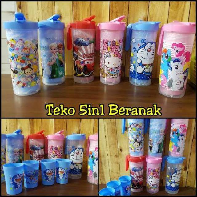Teko beranak set karakter / teko set / teko set karakter