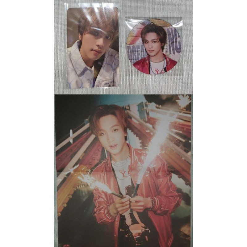 [Read desc] NCT Dream Haechan Photocard CC Folded Poster Reload Ridin ver.