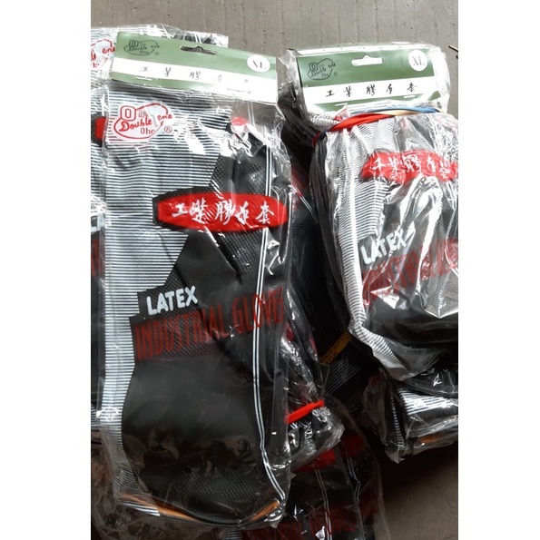 SARUNG TANGAN KARET LATEX HITAM / GLOVES/ SARUNG TANGAN CUCI PIRING/SARUNG TANGAN SERBAGUNA MULTIFUNGSI /HANDGLOVES BERKUALITAS