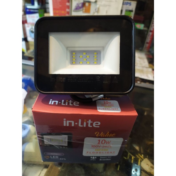 Lampu Sorot LED 10Watt InLite INF030 Cahaya Putih