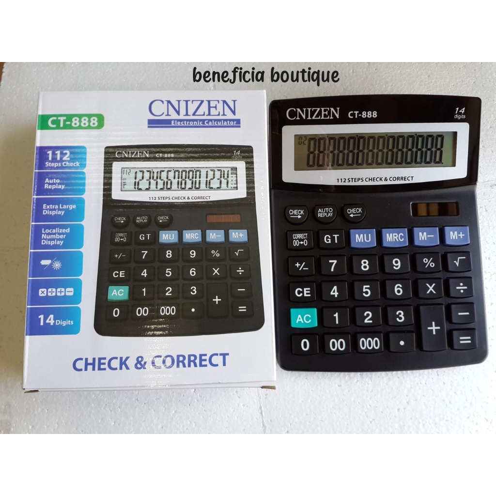 

KALKULATOR CNIZEN CT 888, 14 DIGIT