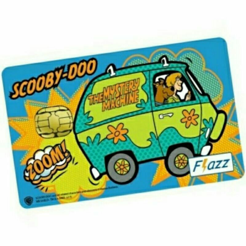 SPESIAL EDITION FLAZZ BCA SCOOBY-DOO /Mystery Machine Series ORI /Like eTOLL eMONEY Tapcash or Brizzi