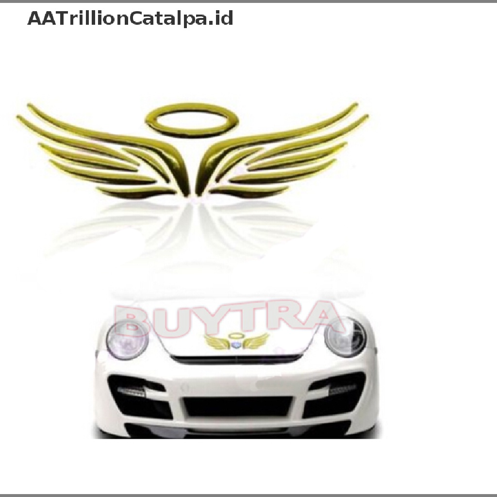 Aa Stiker Emblem Logo Trillioncatalpa 3D 3 Warna Untuk Mobiltruk