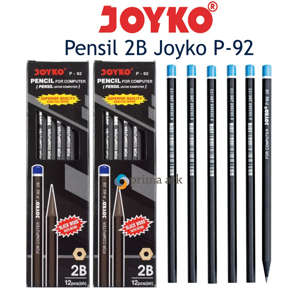 Pensil 2B joyko hitam P-92