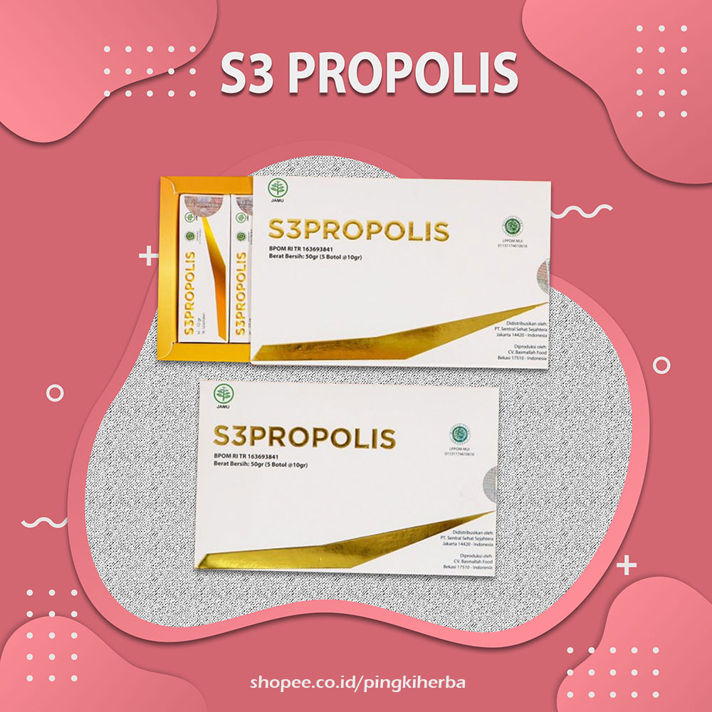 Propolis S3 / S3 PROPOLIS / S3propolis Propolis Asli Suplemen Menjaga Imunitas Daya Tahan Tubuh COD