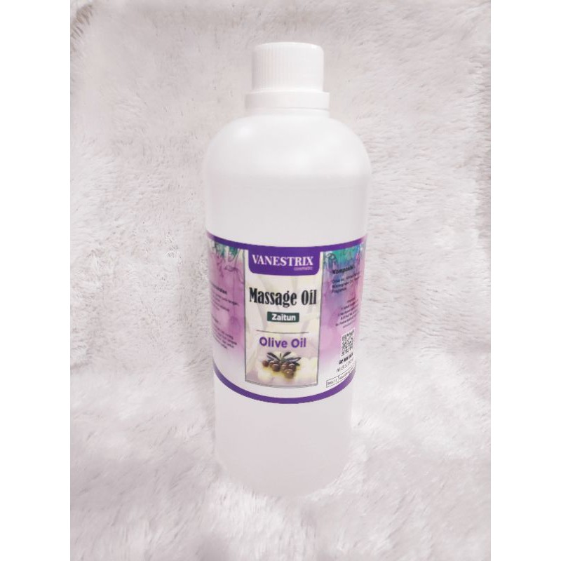 VANESTRIX MASSAGE OIL 1 LITER ~ MINYAK ZAITUN VANESTRIX 1 LITER ~ ORIGINAL 100%