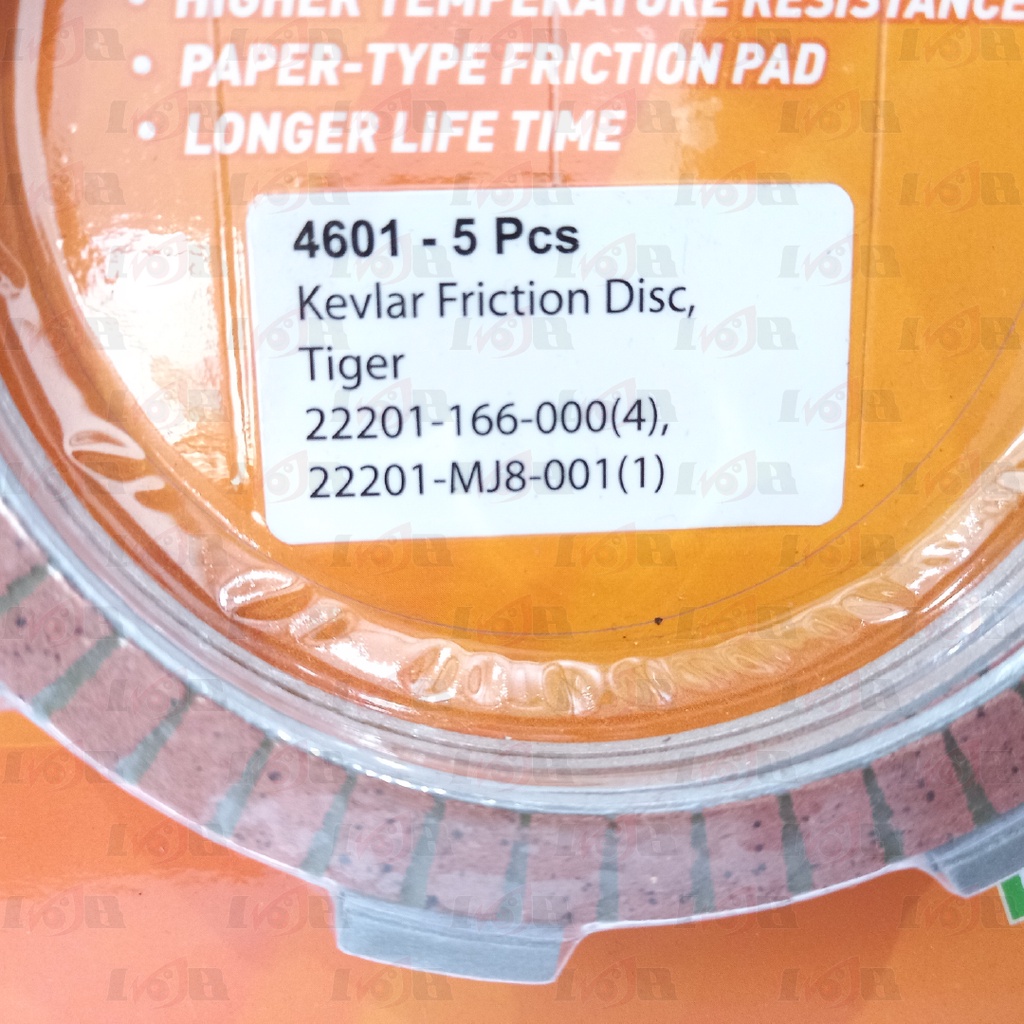 Daytona Kampas Plat Kopling Tiger MegaPro Clutch Disk Pad Yamaha 6 Lembar Racing Parts Ultra Drive