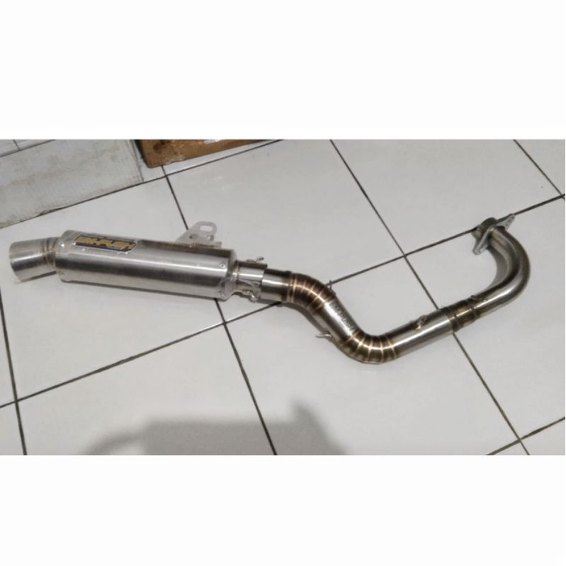 Knalpot Empush Racing Exhaust Mio Drag FFA 200-300 cc inlet 45